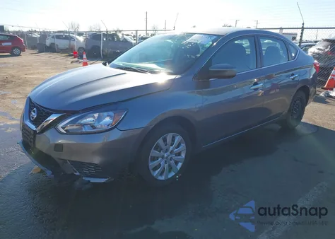 2019 Nissan Sentra S from USA, damaged, VIN 3N1AB7APXKY344417